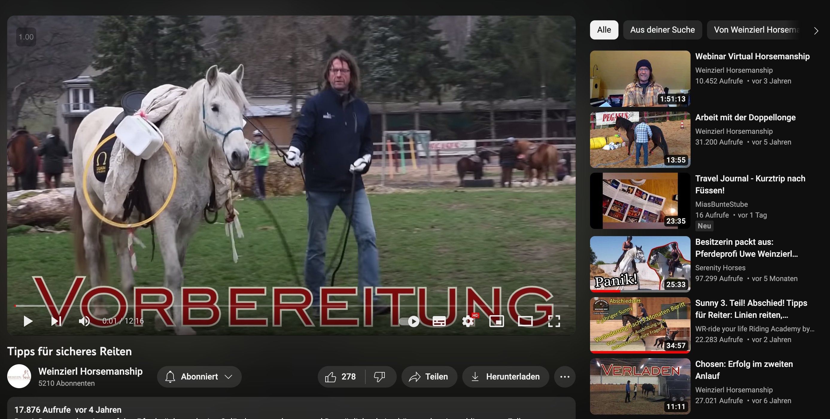 Uwe Weinzierl – Youtuber und Horsemanship-Trainer - FERD